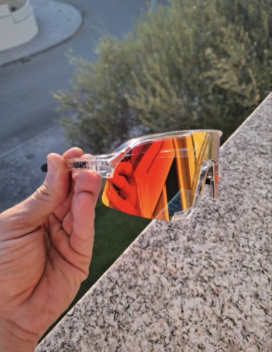 Óculos 100% S3 com mais duas lentes ciclismo corrida btt