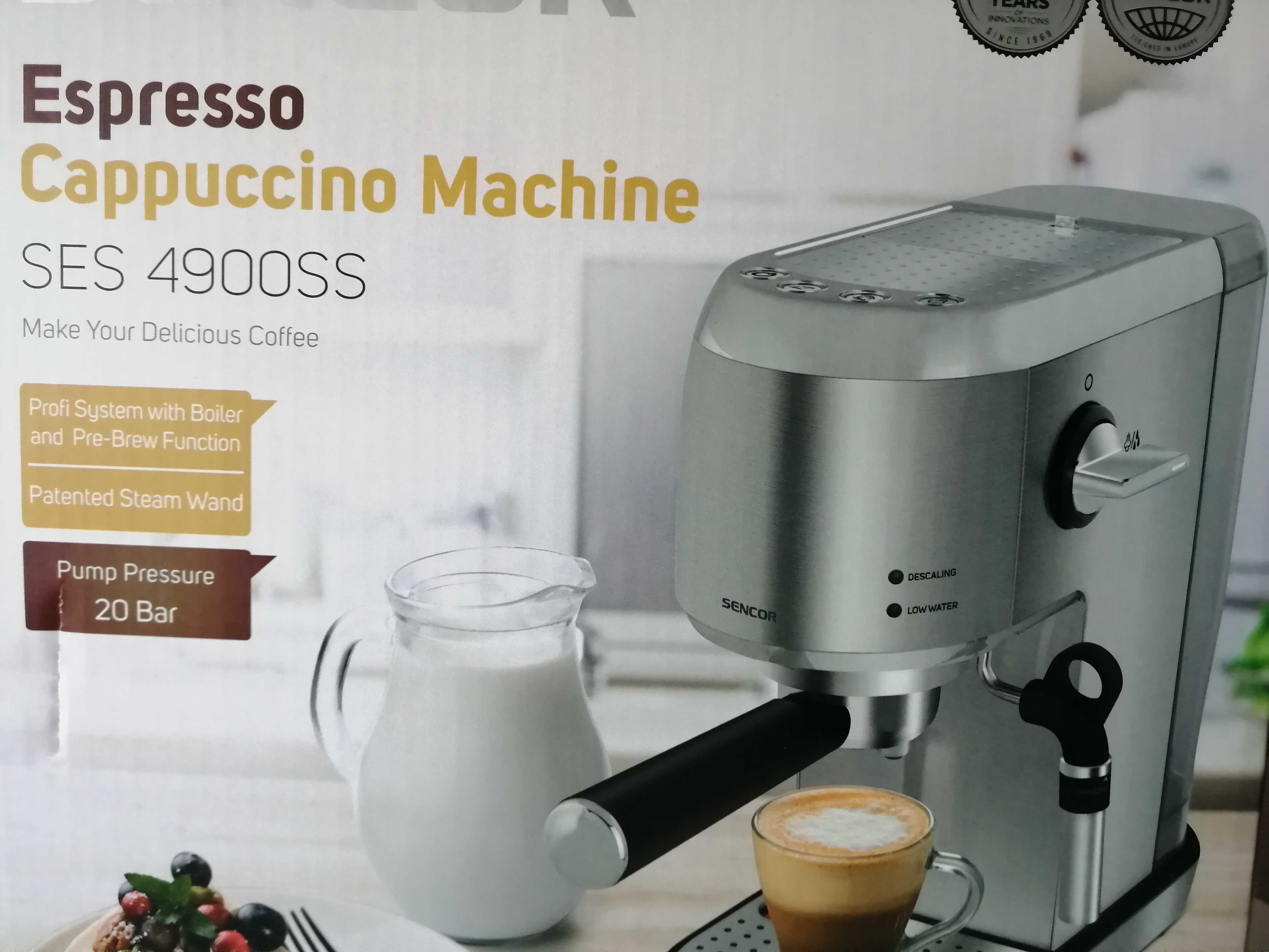 ekspres do kawy Sencor Espresso Cappuccino Machine SES 4900SS