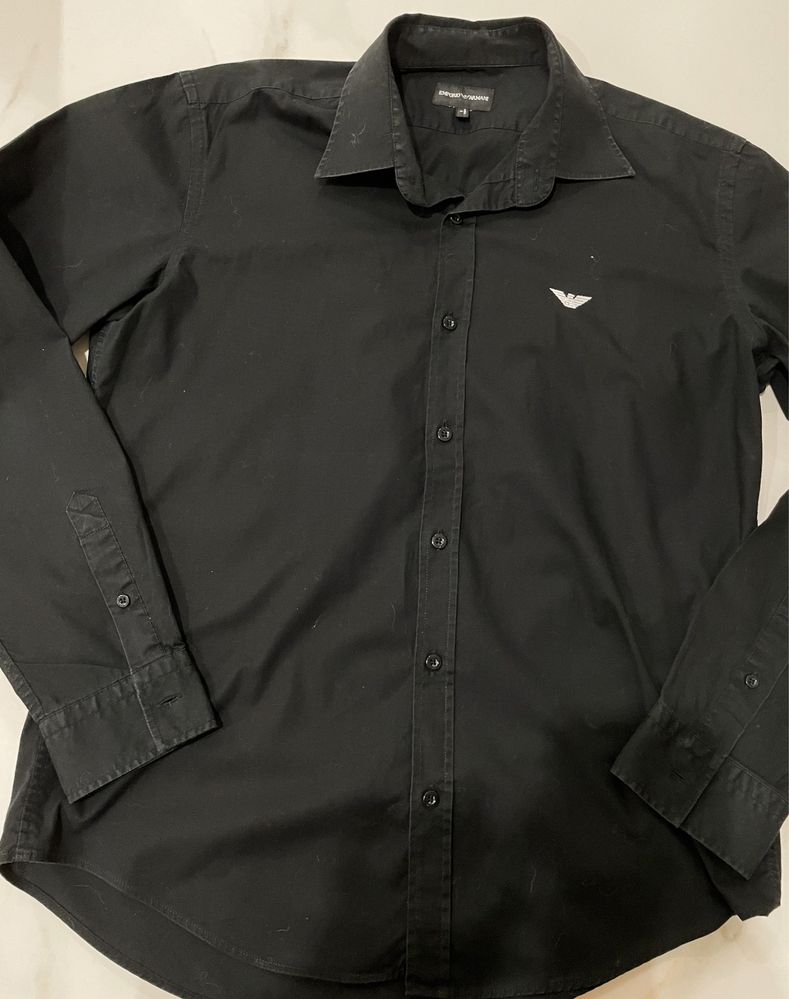 Czarna koszula męska Emporio Armani rozmiar XL