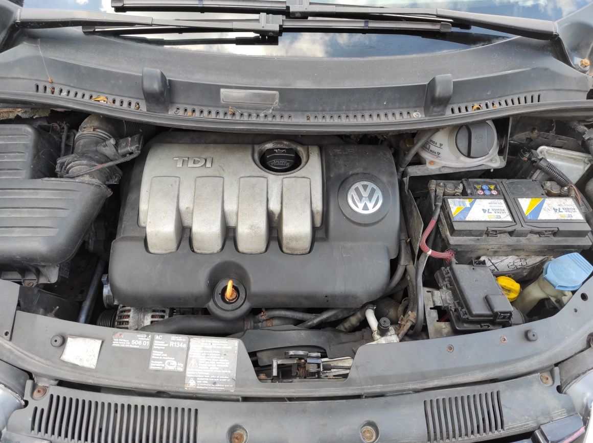 VW Sharan 1.9 TDI 2005r. 7 osób Świeży rozrząd Nowe hamulce