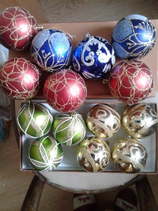Новогодние украшения ёлочные игрушки шары