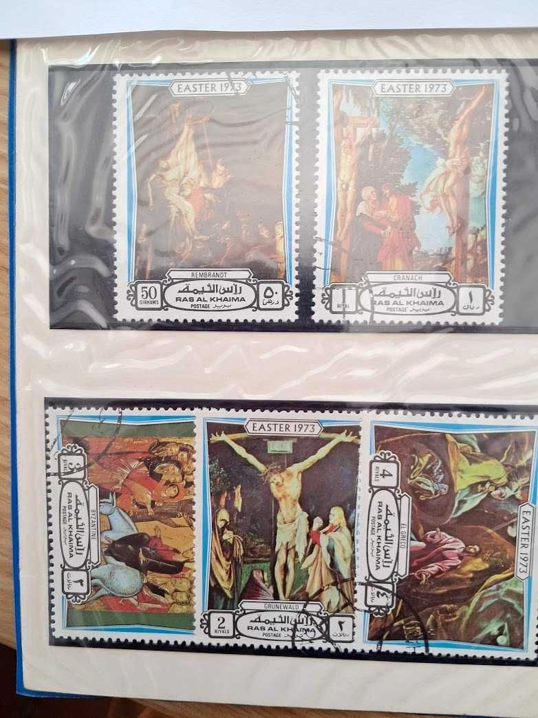 7 séries - 80 selos raros dos anos 70