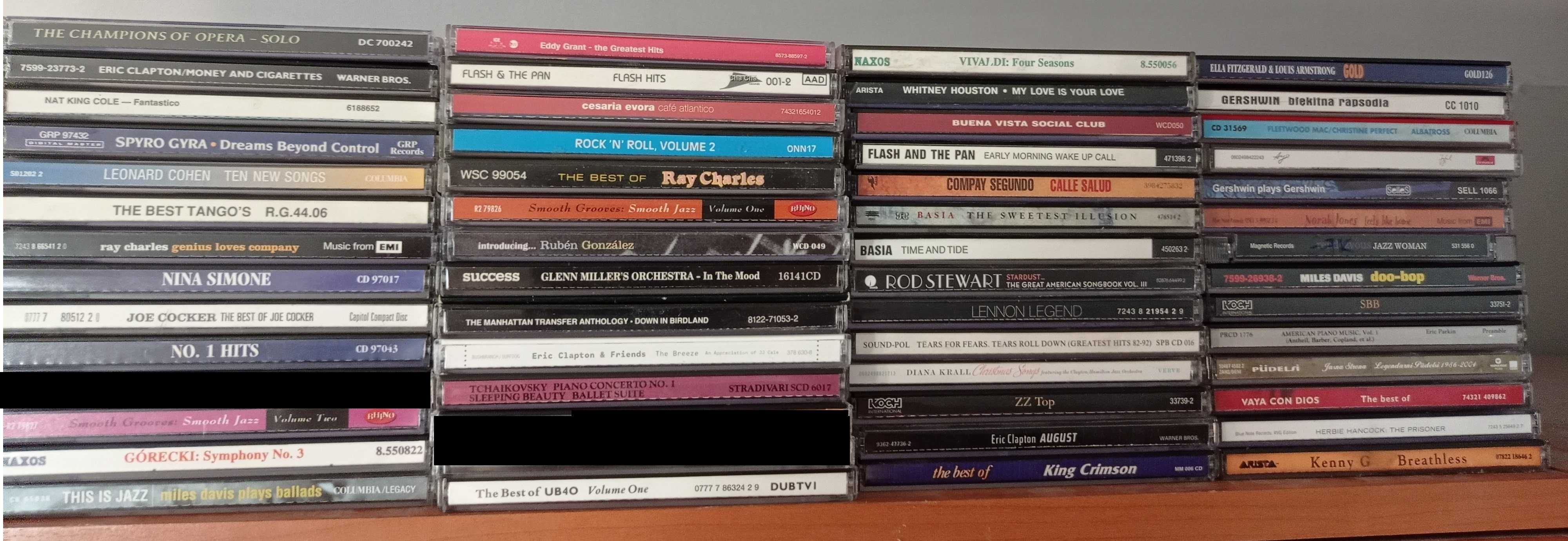 53 płyty CD - zagraniczne, jazz, klasyczna, rock n roll itp.