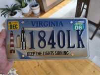 Tablica USA Virginia unikat polecam
