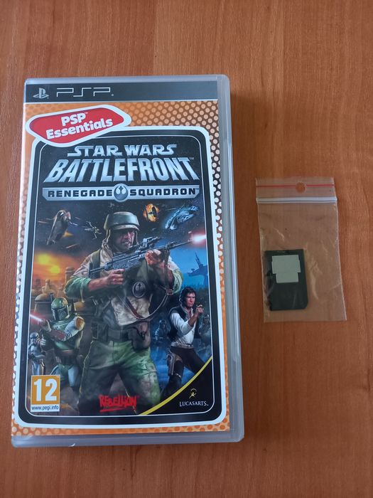 Gra Sony psp star Wars battlefront plus karta 2gb