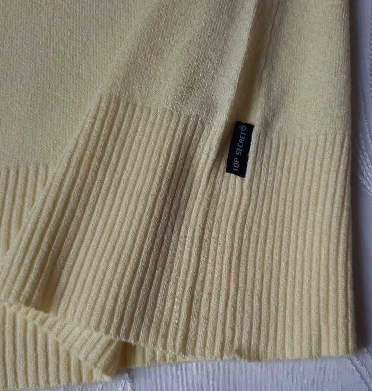 Top Secret ideał cudny cienki sweterek słoneczny bluzka sweter S