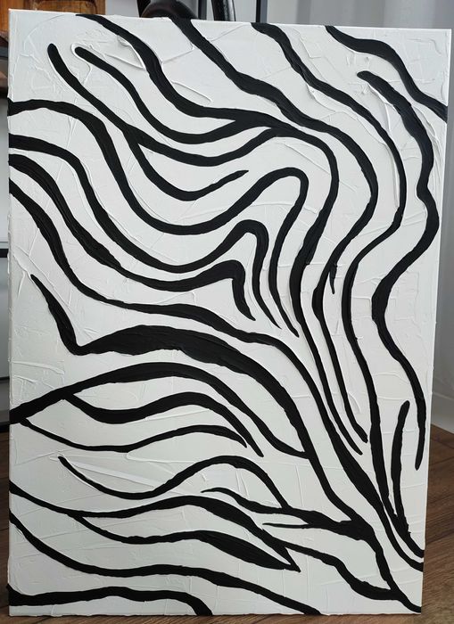 Obraz strukturalny Zebra