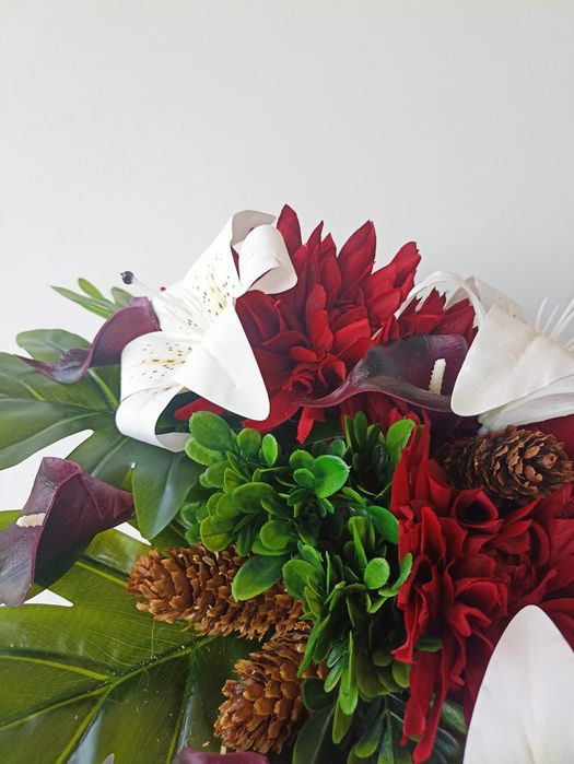 Stroik Z Kwiatami Sztucznymi Do Domu Ogrodu Na Balkon Cmentarz