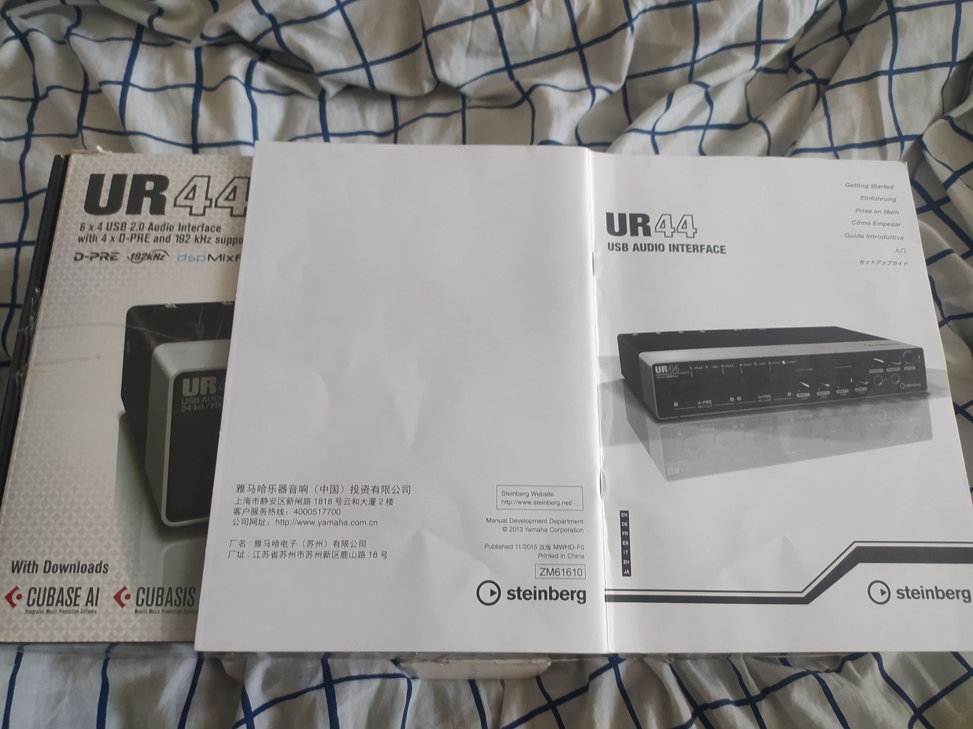 Interfejs audio Steinberg UR 44 - 6 wejść 6x Input - Interface - MIDI