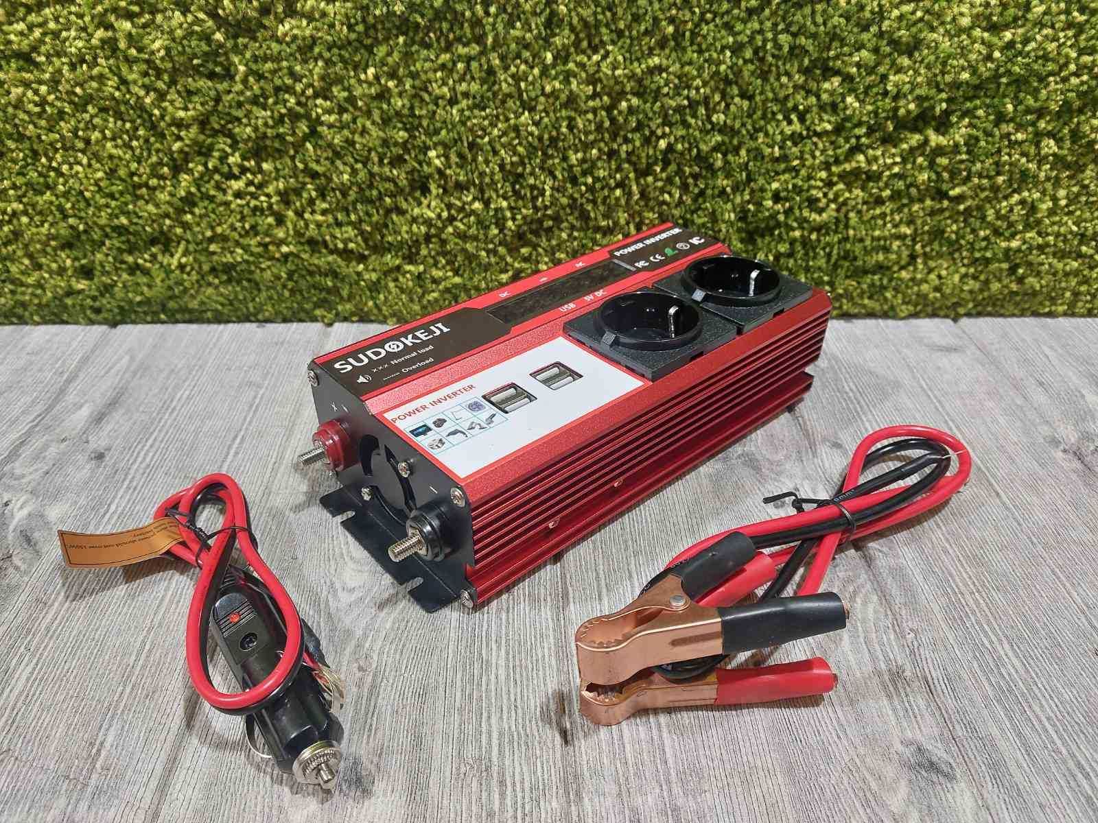 Новый Инвертор  12в 220в 3000w Чистый синус Преобразователь Invertor