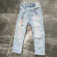 Spodnie jeansowe dla dziewczynki rozm 92