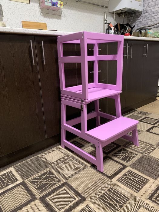 Навчальний стільчик, «Помічник на кухні», Вежа Монтессорі трансформер