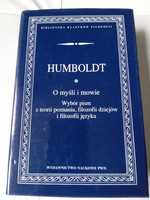 Humboldt o myśli i mowie