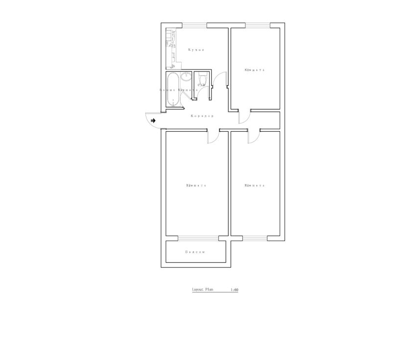 Продаж 3-х кім.кв. по вул. Липинського ближній ЦЕНТР