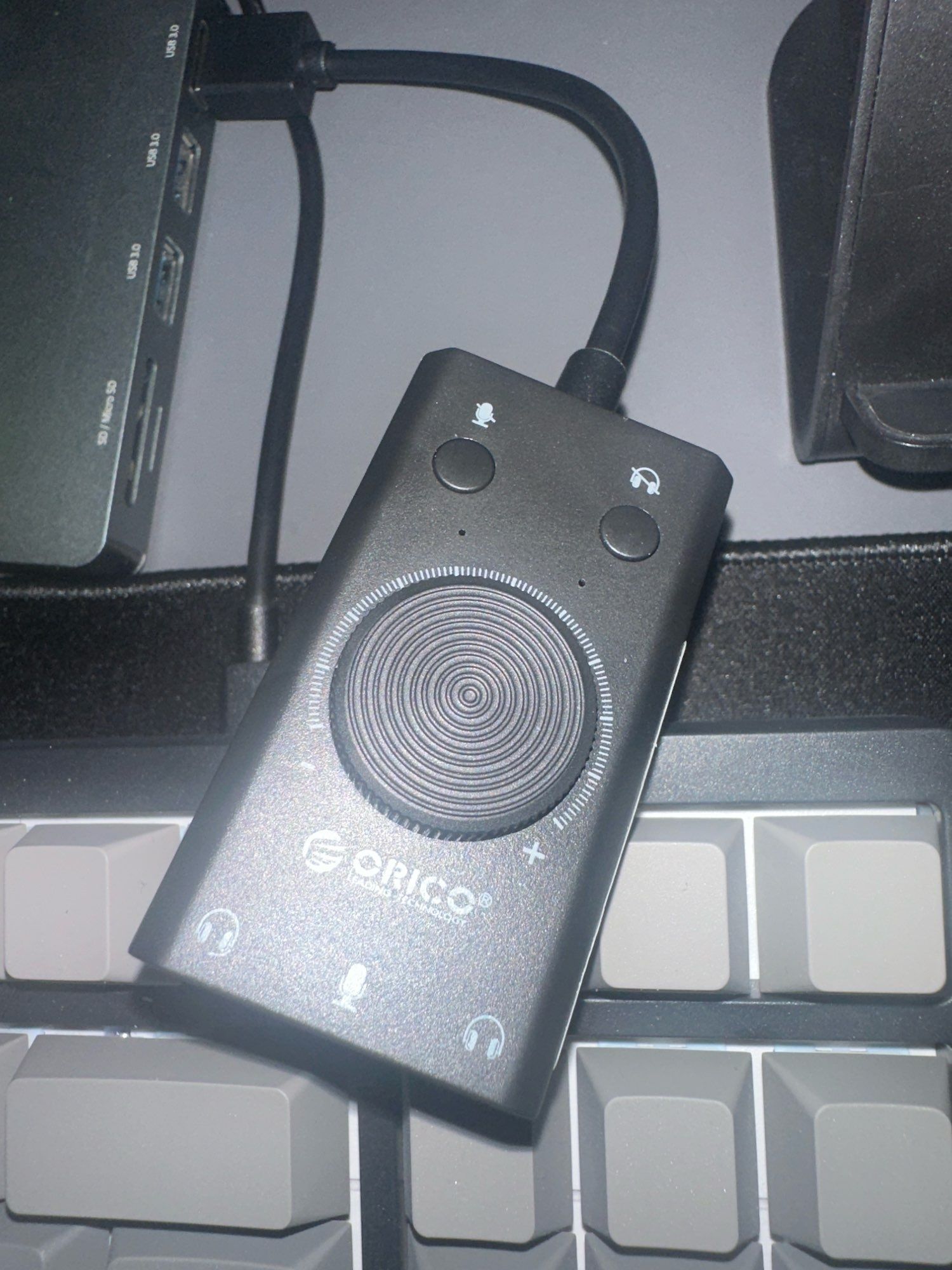 Звукова карта Orico SC2-BK USB 2.0 зовнішня стерео з регулятором звуку