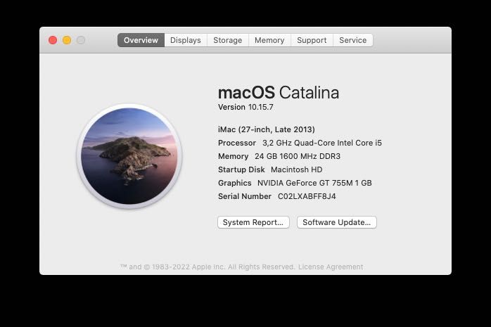 iMac de 27' em perfeito estado, com upgrade 24 Gb RAM e 500 SDD