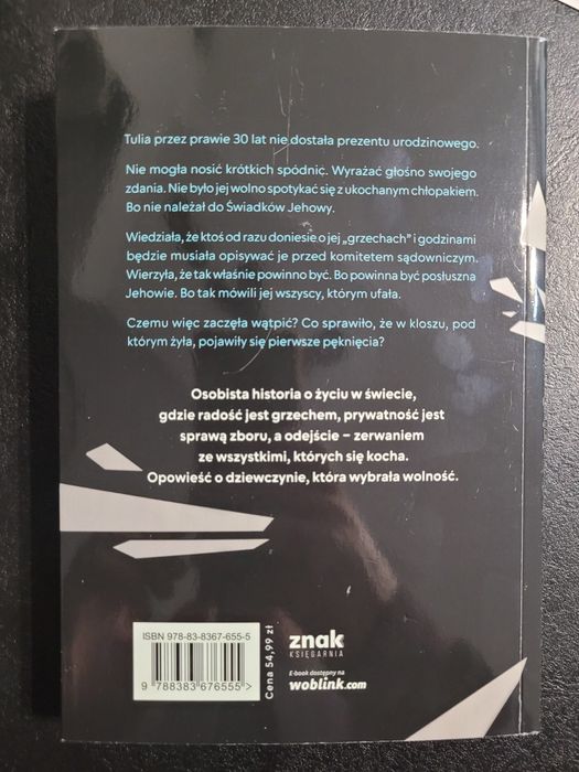 Książka Jak rozbiłam szkło, Tulia Topa, nowa