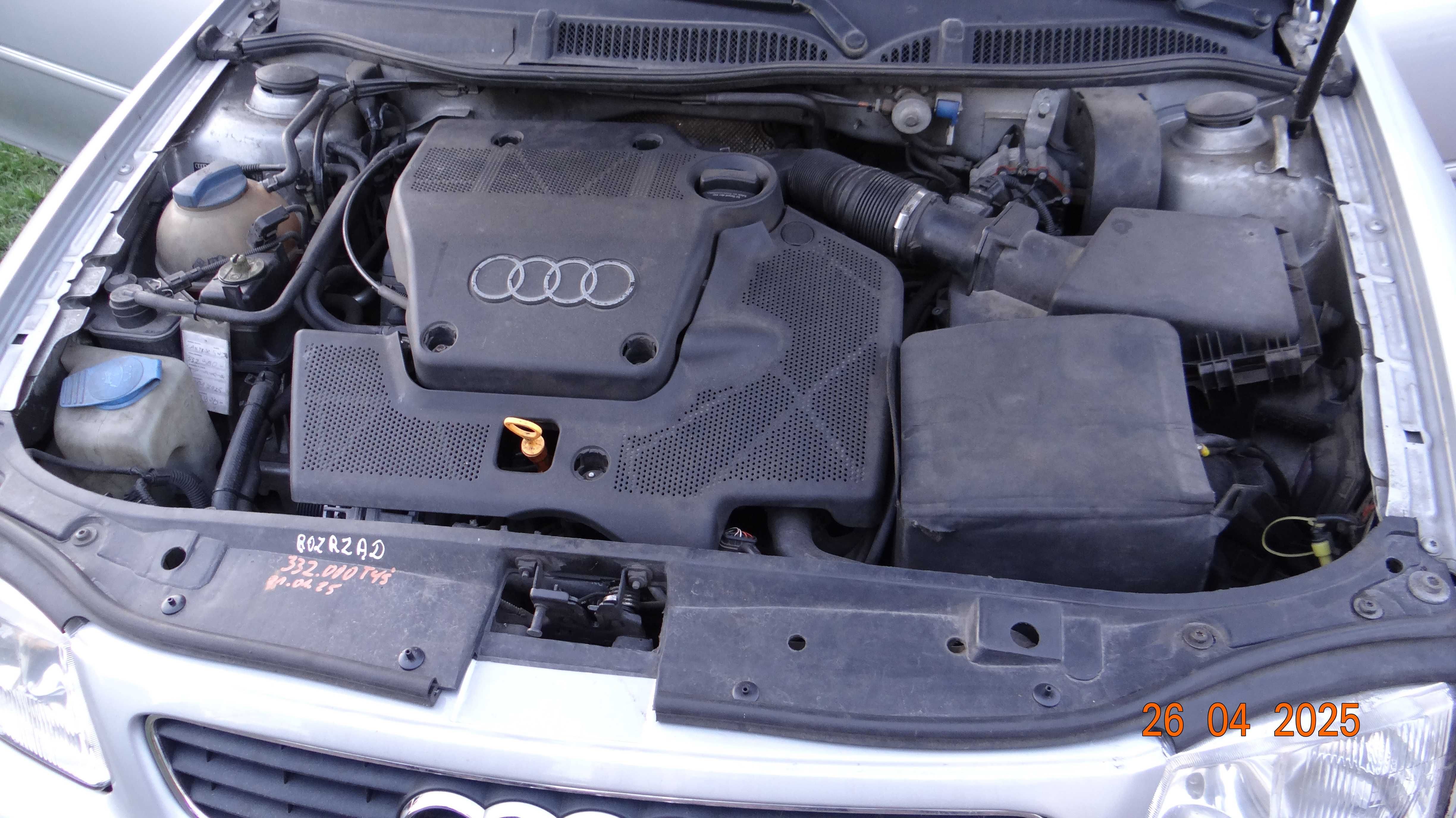 Audi A3  1,6  z gazem po wymianie rozrządu, oleju i płynów .