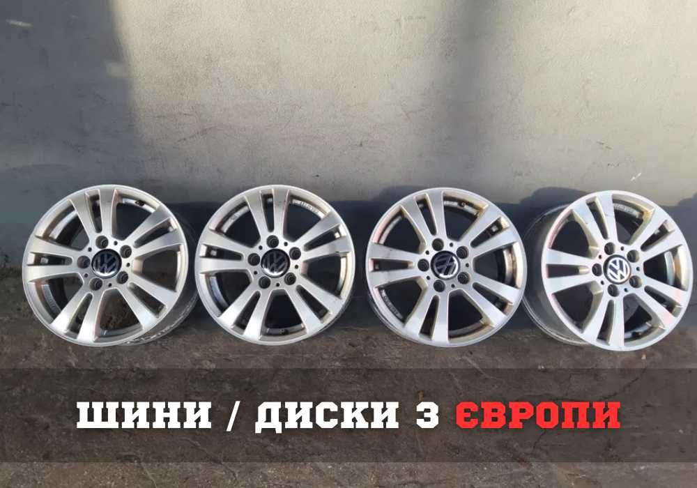 ДИСКИ З ЄВРОПИ‼️Комплект титанових дисків Volksvagen 5/112 R15