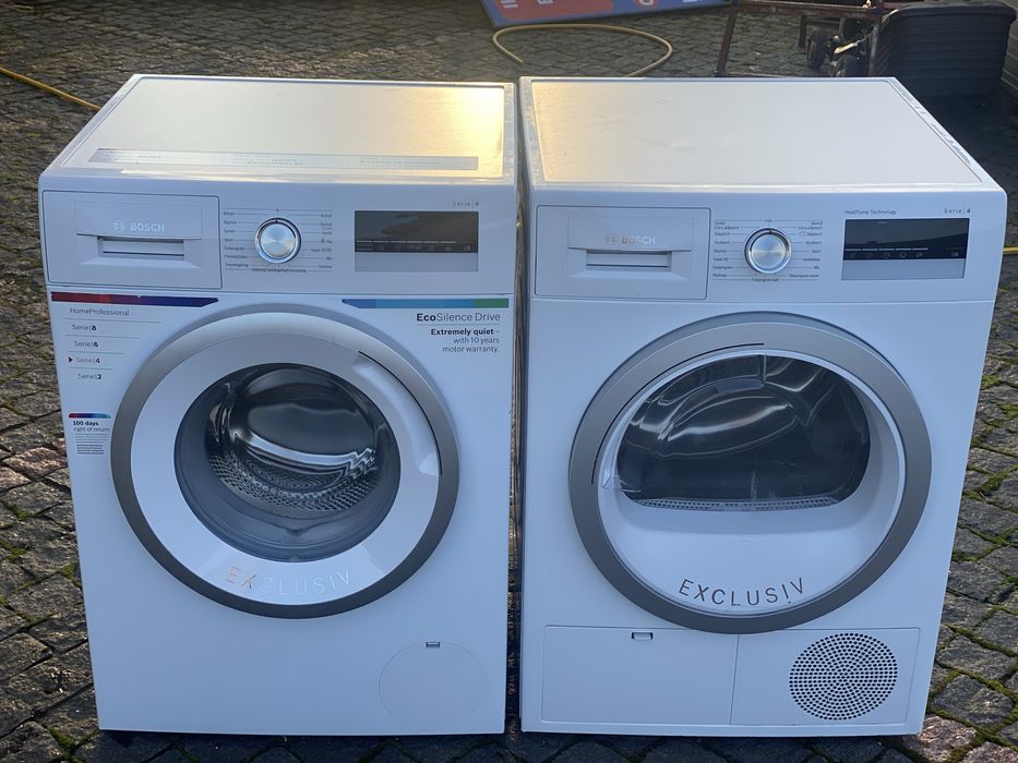 Комплект Пральна сушильна машина BOSCH Serie 4 EXCLUSIV 8кг А+++