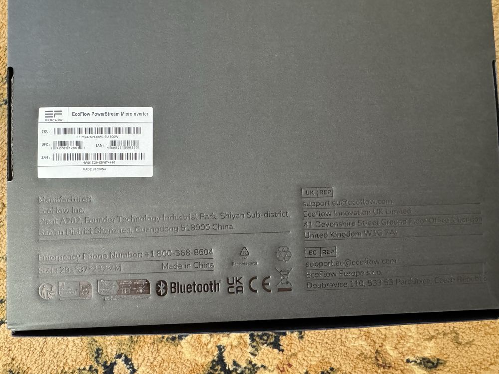 Ecoflow powerstream microinverter 600W