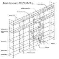 Sprzedaż rusztowań klinowych , plettac, rux ,dźwigary