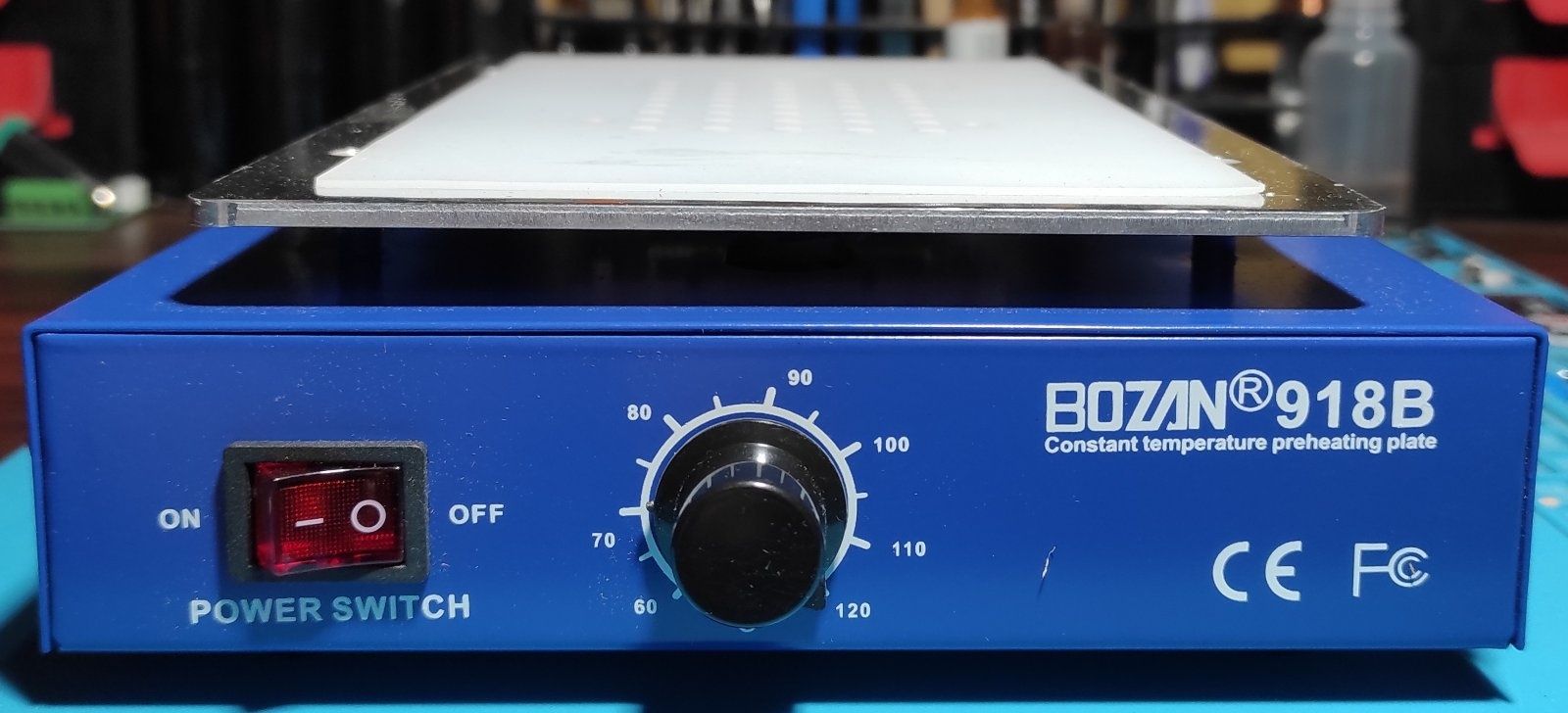 Преднагреватель Bozan 918B, нижний подогрев, сепаратор, термостол