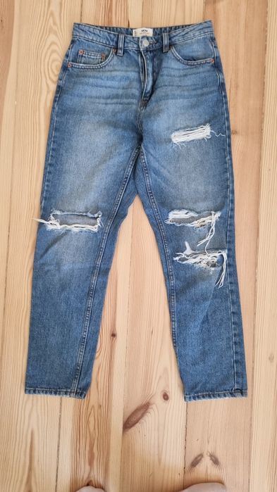 Jeansy high waist Mom 34