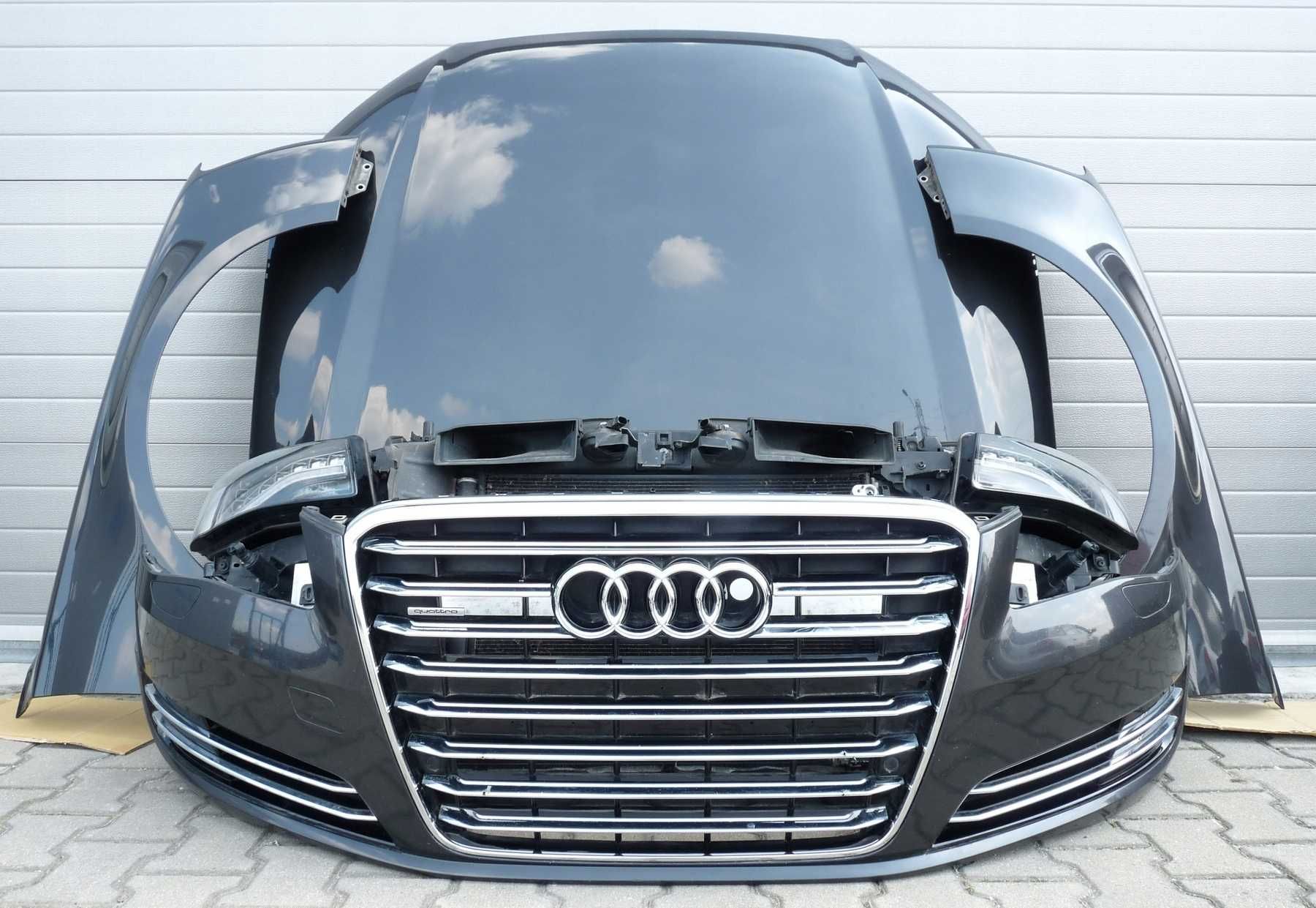 AUDI A8 4H D4 A8 бампер передний ауді а8 4н 4д разбор запчасть деталь