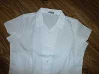 Шкільна біла блузка на 10-11 років