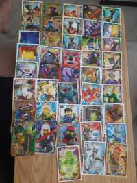 Karty ninjago 43szt w tym edycja limitowana Jay boa cole Kai
