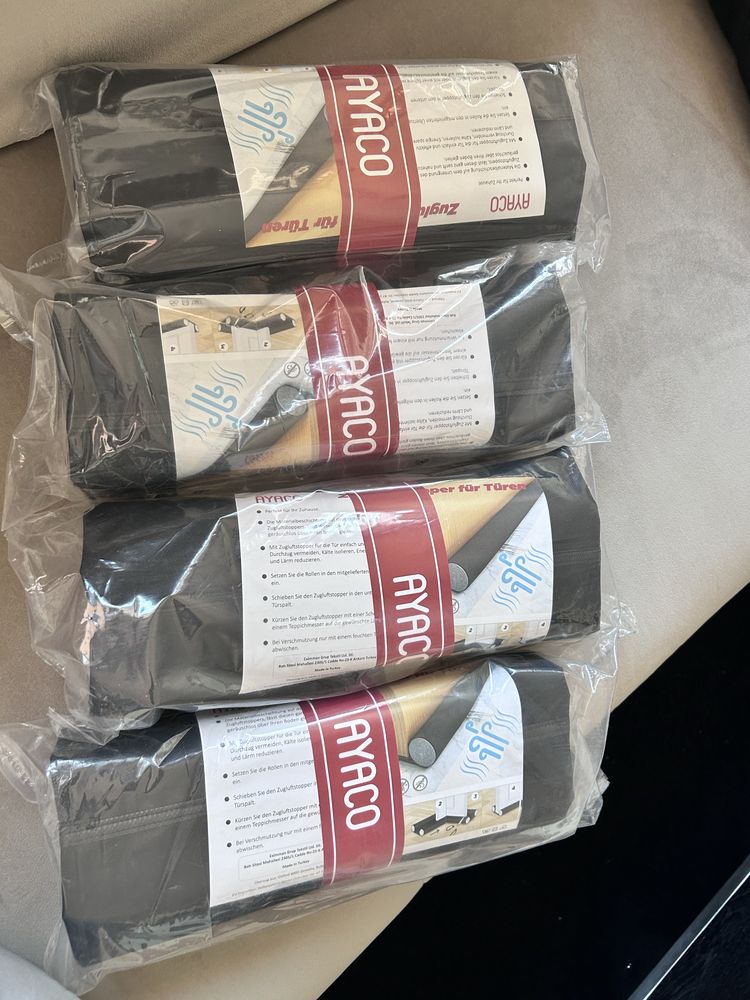 Piankowa uszczelka pod drzwi uszczelnianie 4 paczki po 6 szt nowe
