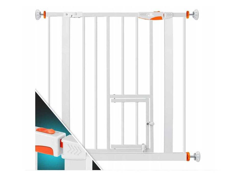 Barierka na drzwi KIDIZ rozporowa odcienie pomarańczowego