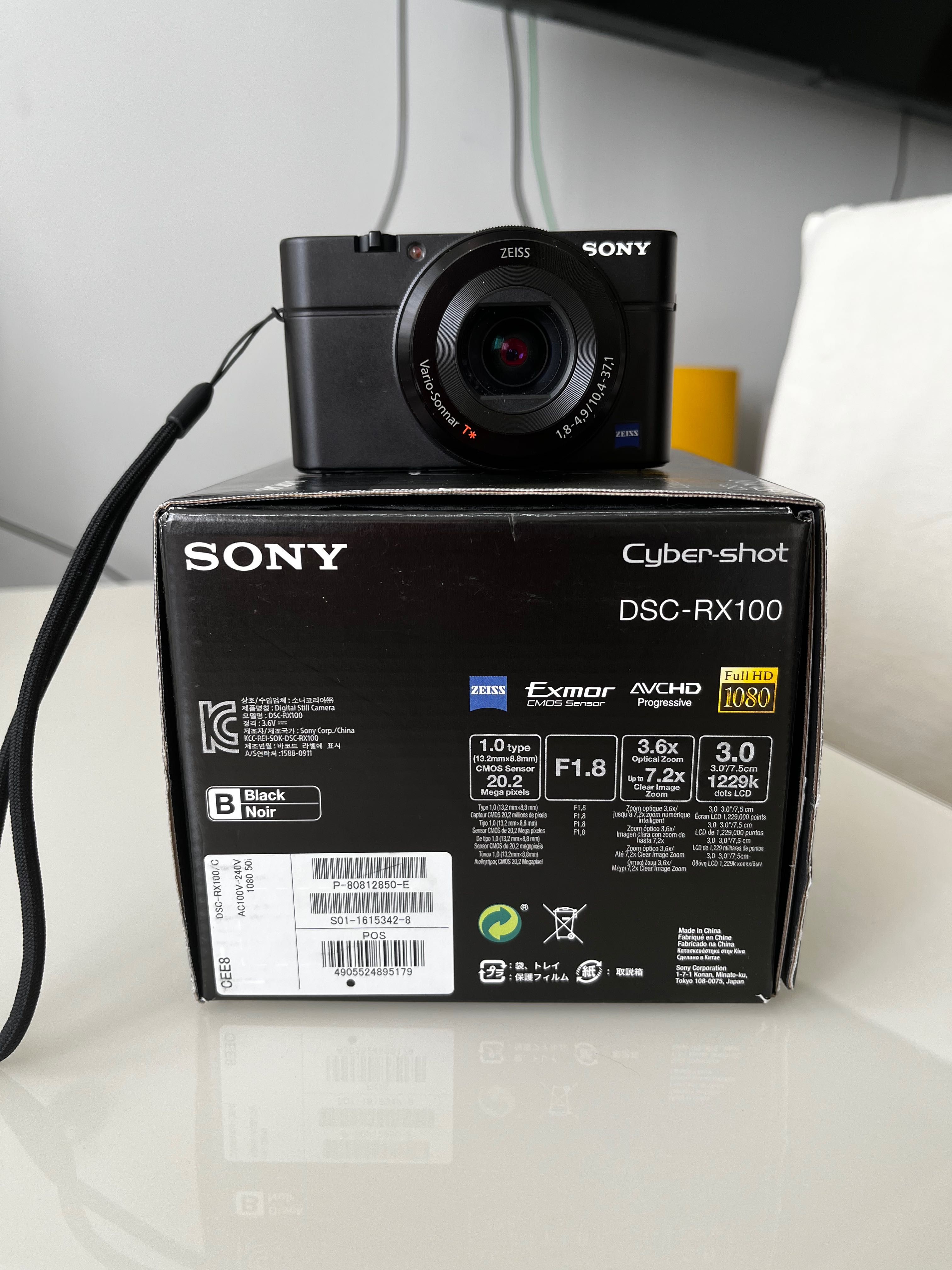 Aparat kompaktowy Sony RX100 20Mpi wraz z kartą pamięci