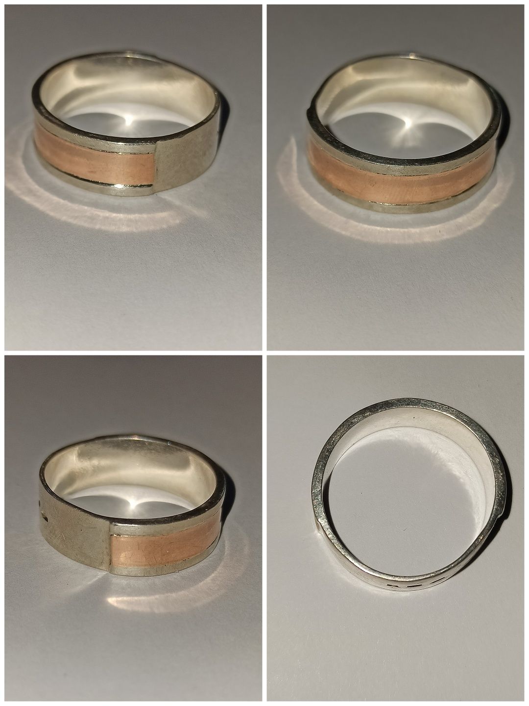 Серебрянное обручальное кольцо