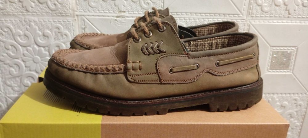 Стильные Кожаные Туфли Топсайдеры Major II Стиль Deck 43р. 28 см