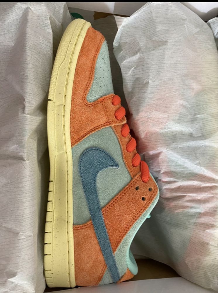 Nike Dunk Low Oragne and Emerald rozmiar 44