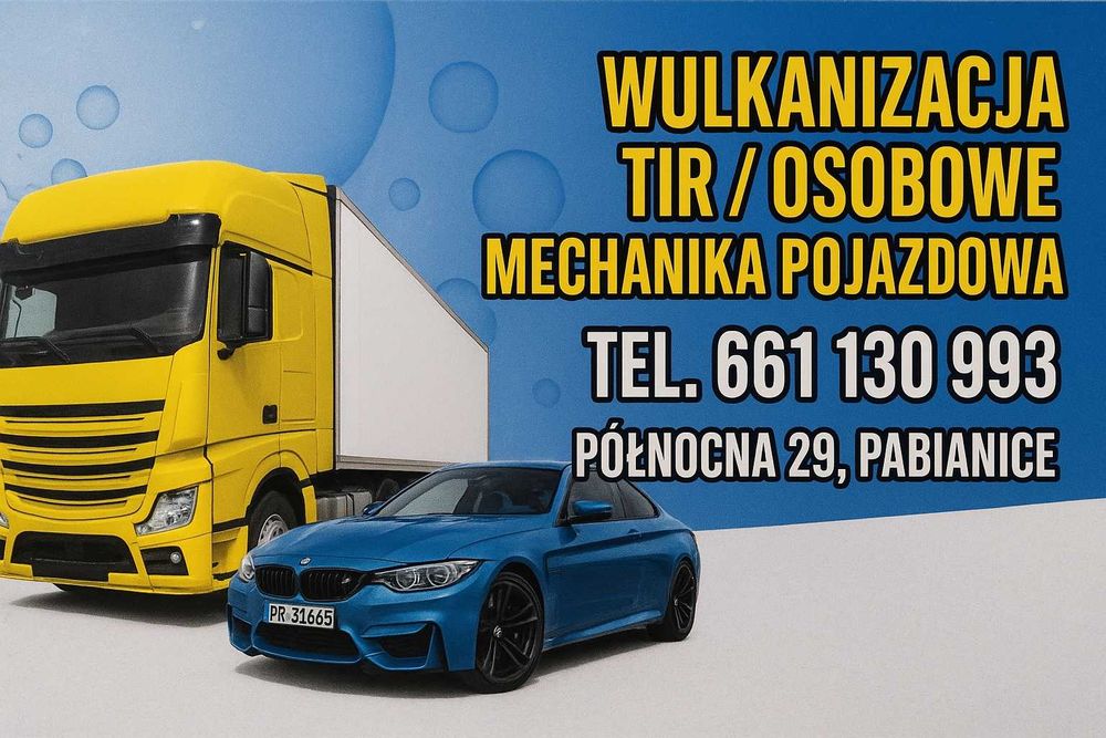 Wulkanizacja / Mechanika TIR-OSOBOWE-DOSTAWCZE
