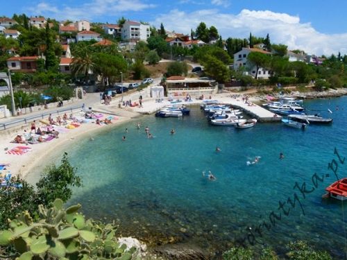 Chorwacja widok na morze! Apartament Nocleg Dom Wakacje Okrug Gornji