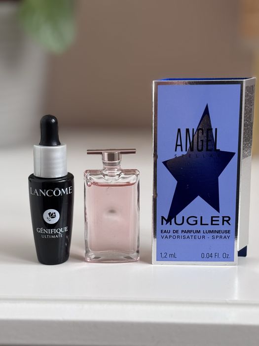 Lancome genifique serum idole perfum mini angel by mugler