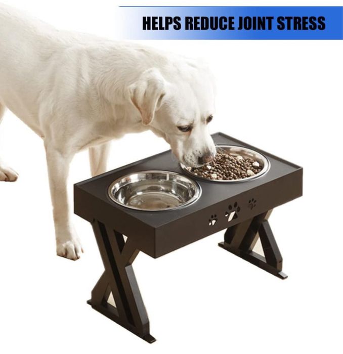 Podwyższona miska dla psa, 3 wysokości 7cm 19cm 30cm