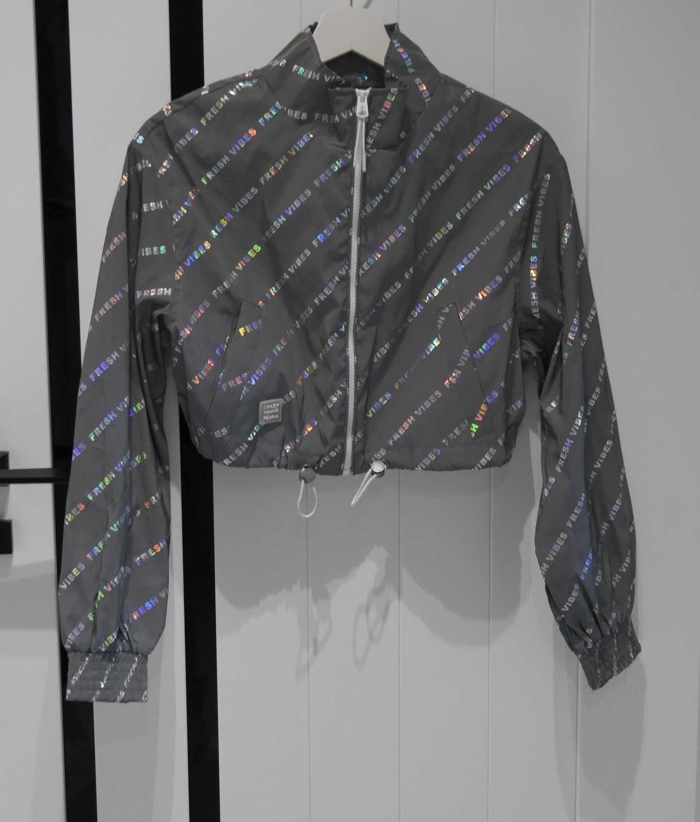 Bershka kurtka świecąca w ciemności 34 XS