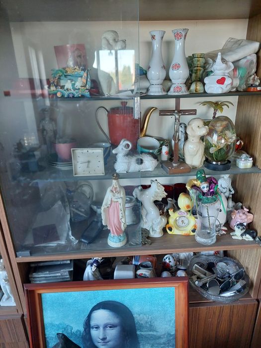 Figurki i szkło z PRL