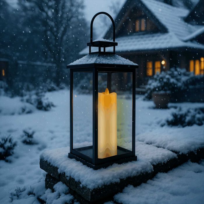 Świeca LED z ruchomym płomieniem 17 cm