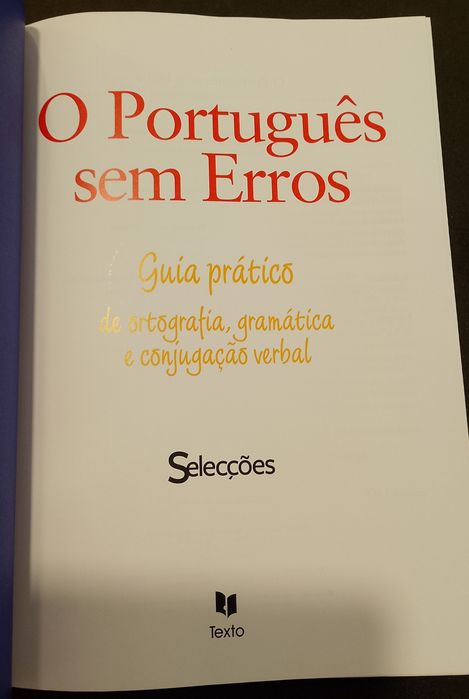 O português sem erros, Selecções