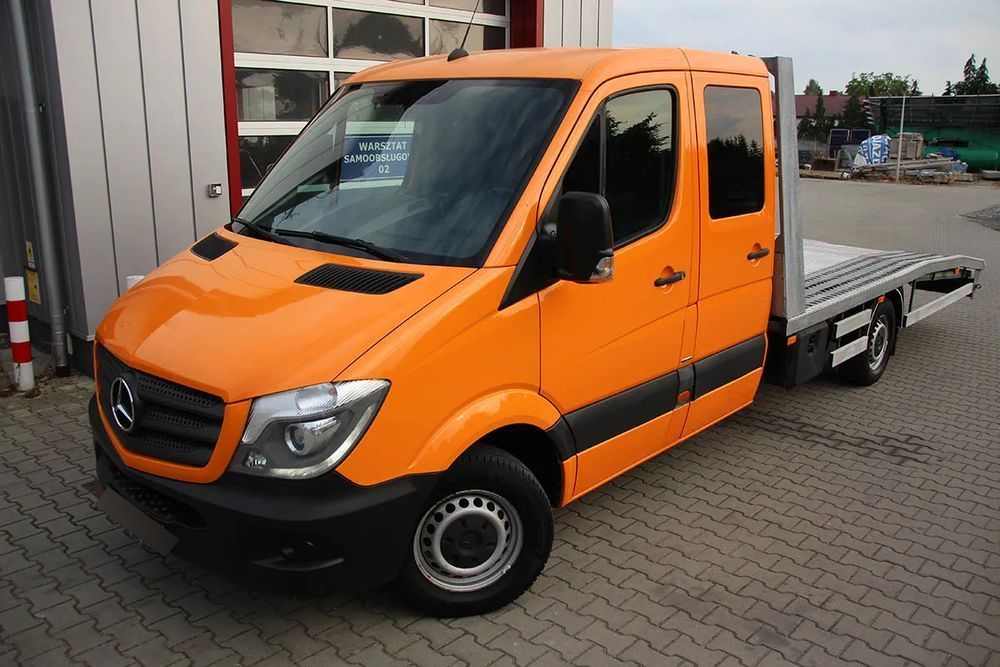 Mercedes-Benz 318 CDI DOKA 3,0 V6 184PS*AUTO LAWETA*Bi-Xenon  Sprinter*LIFT*NAJAZD 4.7m*Full Opcja*