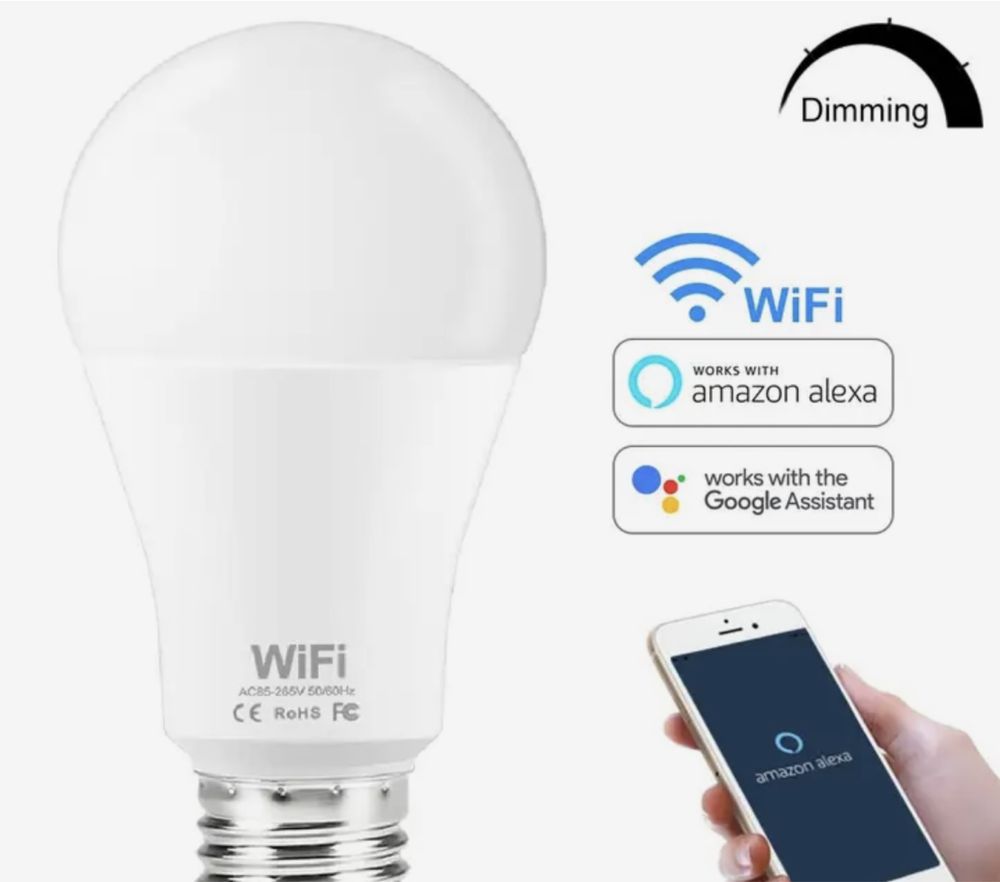 Lâmpada Led 15W Wi-Fi