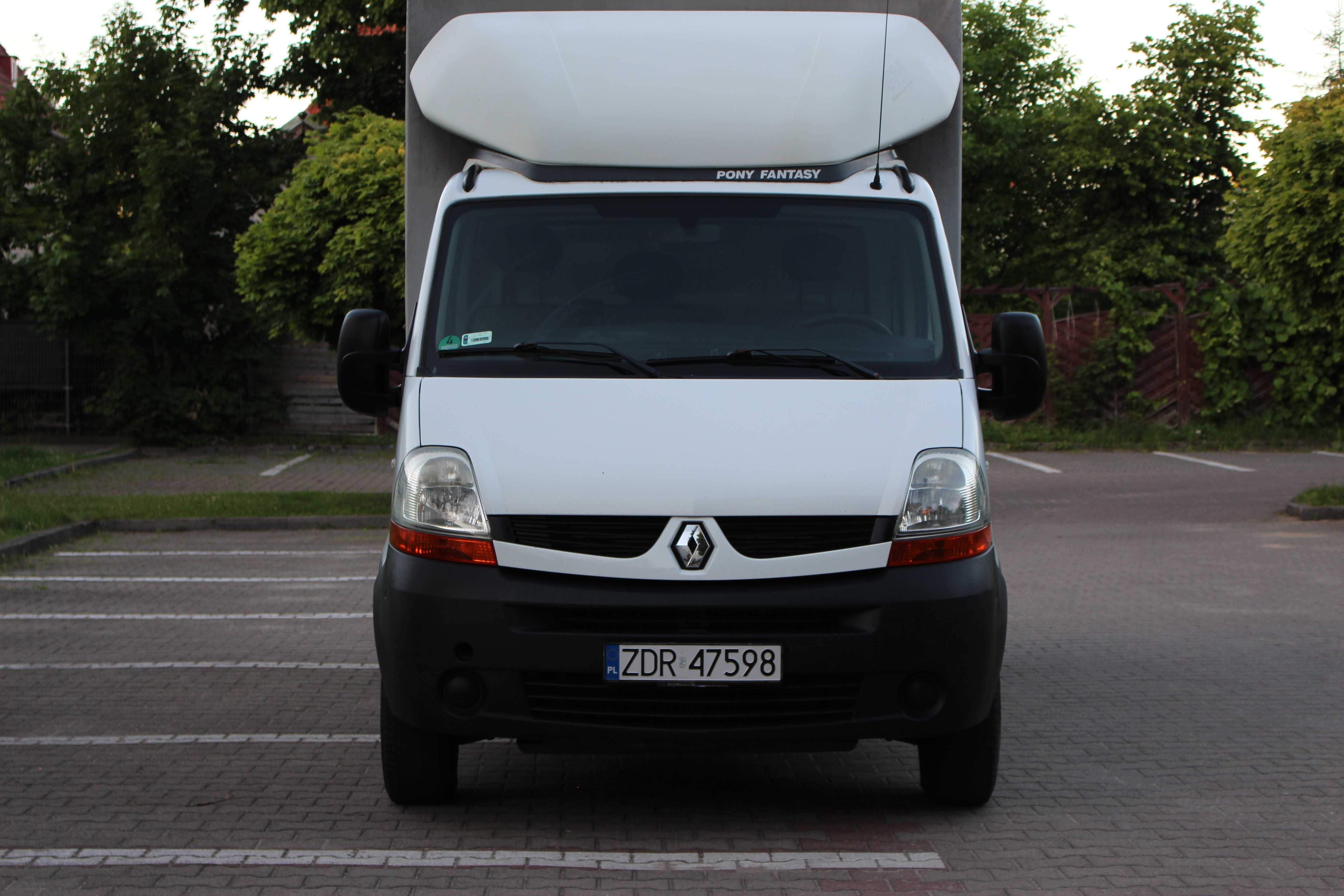 Renault Master 2.5dci dmc 3500kg katB plandeka model 2010 niski przebi
