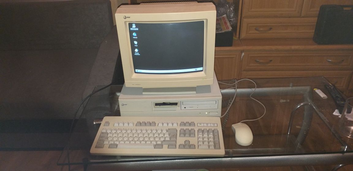 Komputer AT&T 486dx 50mhz 20mb retro