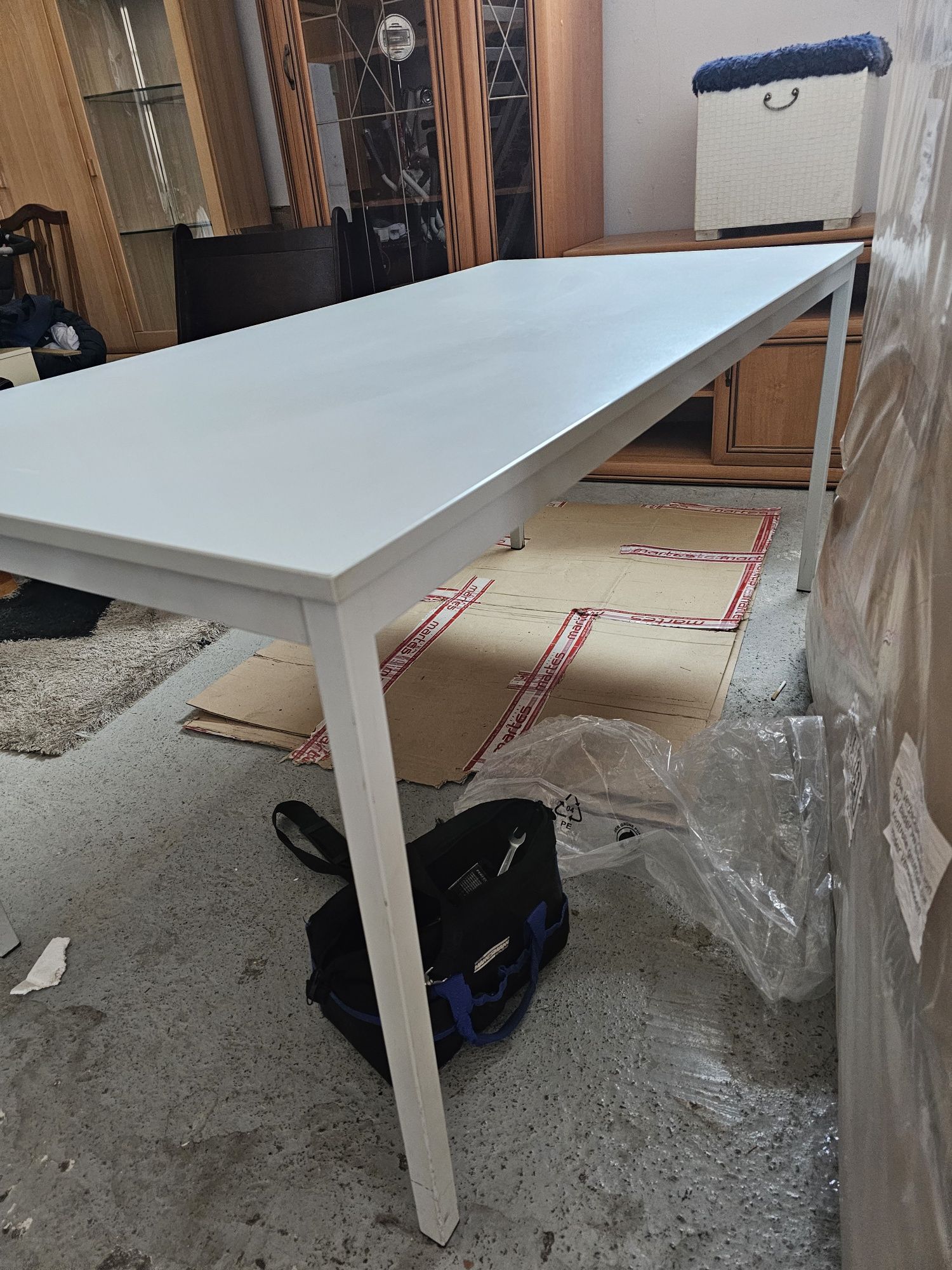 Stół biurowy biały 160cm x 80cm